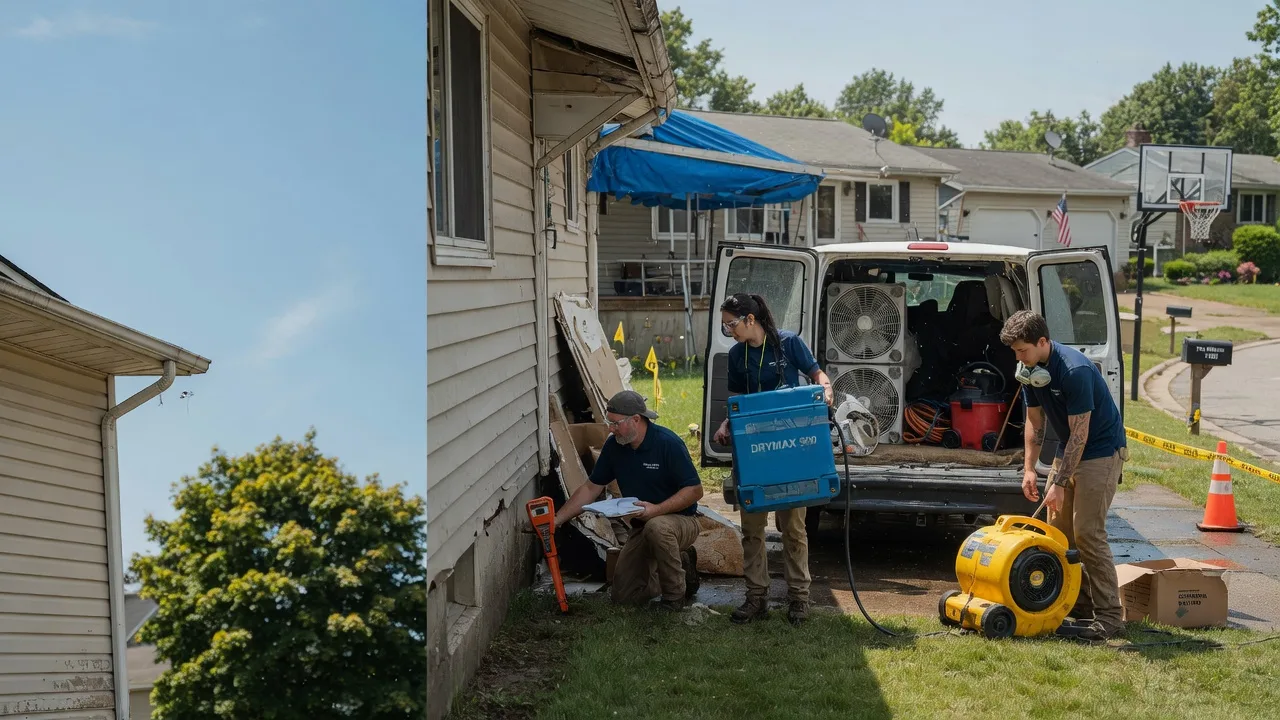 Ceiling Leak Cleanup in La Crosse, KS near me
