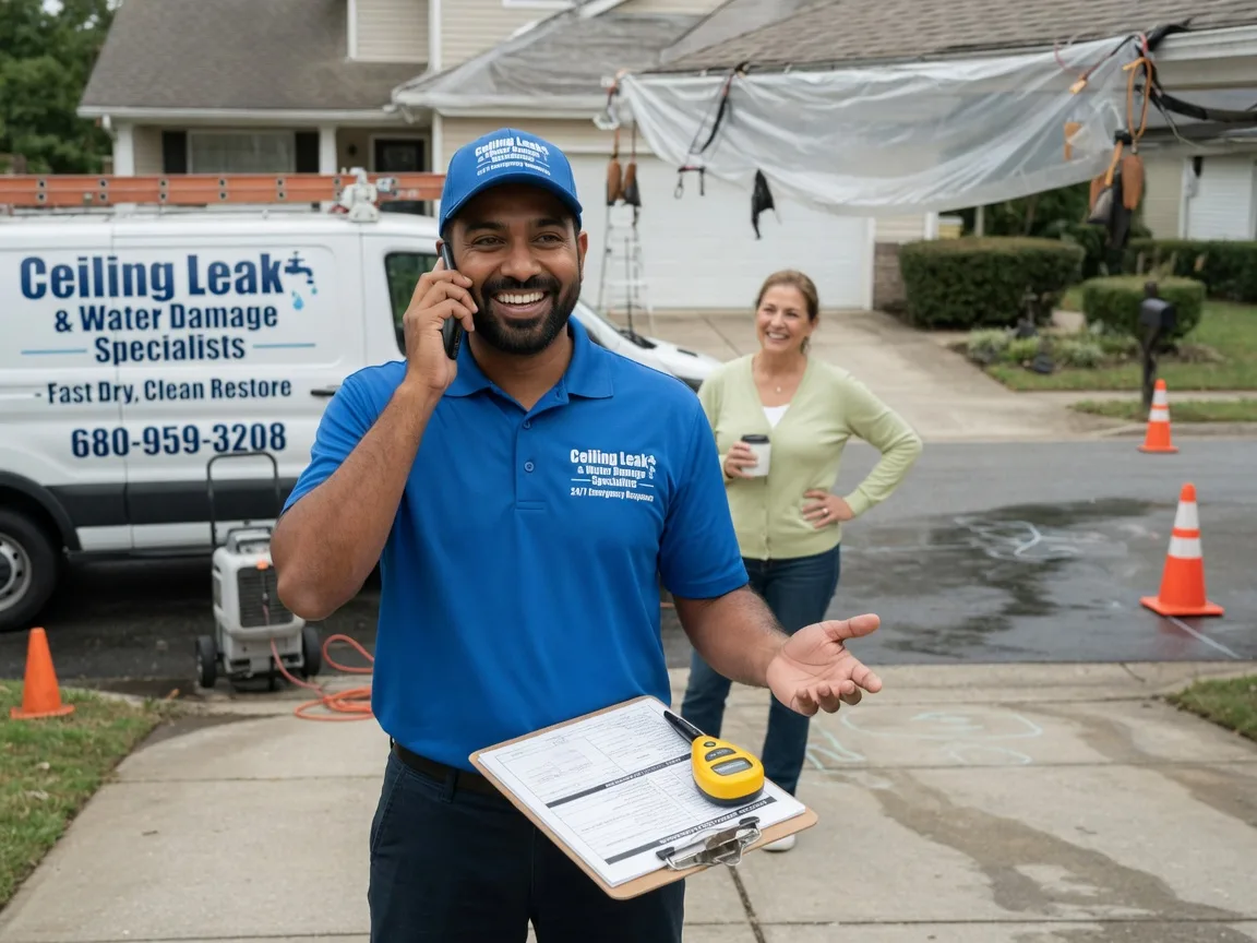 Ceiling Leak Cleanup La Crosse, KS FAQs